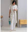 【CLASSY.6月号掲載/洗える】リネンレーヨンストレッチ ジレ