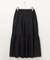 【洗える】ブロドリーダンテル ティアードスカート