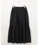 【洗える】ブロドリーダンテル ティアードスカート