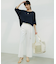 【洗える】ストレッチジョーゼット フォルム カットソー