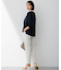 【洗える】ストレッチジョーゼット フォルム カットソー