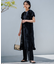 レーシーパターン ロングジレ ニット