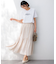 【洗える】LIBECO ティアード スカート