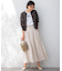 【洗える】LIBECO ティアード スカート