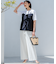 【WEB限定カラーあり/洗える】スムースデザイン コンビ カットソー