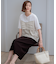 【WEB限定カラーあり/洗える】スムースデザイン コンビ カットソー