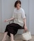 【WEB限定カラーあり/洗える】スムースデザイン コンビ カットソー