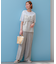 【WEB限定カラーあり/洗える】スムースデザイン コンビ カットソー