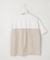 【WEB限定カラーあり/洗える】スムースデザイン コンビ カットソー