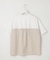 【WEB限定カラーあり/洗える】スムースデザイン コンビ カットソー