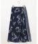 【洗える】Ratti ペイズリーシフォン スカート
