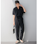 【新色追加/洗える】ストレッチジョーゼット テーパード パンツ