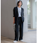 【新色追加/洗える】ストレッチジョーゼット ワイドパンツ