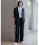【新色追加/洗える】ストレッチジョーゼット ワイドパンツ
