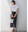 【SLOW/一部店舗限定】ランダムリブフライス スカート