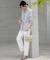 【CLASSY.2月号掲載/洗える】CANCLINI ベーシック シャツ