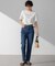 【洗える】23区DENIM ボーイズテーパード パンツ