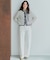 【見上愛さん着用/Oggi3月号掲載/洗える】23区DENIM ストレッチ ワイドパンツ