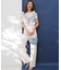 【見上愛さん着用/Oggi3月号掲載/洗える】23区DENIM ストレッチ ワイドパンツ