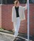【見上愛さん着用/Oggi3月号掲載/洗える】23区DENIM ストレッチ ワイドパンツ