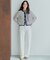 【見上愛さん着用/Oggi3月号掲載/洗える】23区DENIM ストレッチ ワイドパンツ