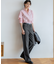 【見上愛さん着用/Oggi3月号掲載/洗える】23区DENIM ストレッチ ワイドパンツ