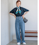 【見上愛さん着用/Oggi3月号掲載/洗える】23区DENIM ストレッチ ワイドパンツ