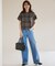 【見上愛さん着用/Oggi3月号掲載/洗える】23区DENIM ストレッチ ワイドパンツ