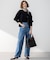 【見上愛さん着用/Oggi3月号掲載/洗える】23区DENIM ストレッチ ワイドパンツ
