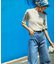 【見上愛さん着用/Oggi3月号掲載/洗える】23区DENIM ストレッチ ワイドパンツ