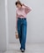 【見上愛さん着用/Oggi3月号掲載/洗える】23区DENIM ストレッチ ワイドパンツ