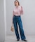 【見上愛さん着用/Oggi3月号掲載/洗える】23区DENIM ストレッチ ワイドパンツ