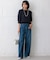 【見上愛さん着用/Oggi3月号掲載/洗える】23区DENIM ストレッチ ワイドパンツ