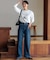 【見上愛さん着用/Oggi3月号掲載/洗える】23区DENIM ストレッチ ワイドパンツ