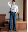 【見上愛さん着用/Oggi3月号掲載/洗える】23区DENIM ストレッチ ワイドパンツ