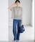【見上愛さん着用/Oggi3月号掲載/洗える】23区DENIM ストレッチ ワイドパンツ