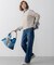 【見上愛さん着用/Oggi3月号掲載/洗える】23区DENIM ストレッチ ワイドパンツ