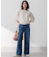 【見上愛さん着用/Oggi3月号掲載/洗える】23区DENIM ストレッチ ワイドパンツ