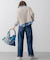 【見上愛さん着用/Oggi3月号掲載/洗える】23区DENIM ストレッチ ワイドパンツ