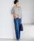 【見上愛さん着用/Oggi3月号掲載/洗える】23区DENIM ストレッチ ワイドパンツ