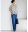 【見上愛さん着用/Oggi3月号掲載/洗える】23区DENIM ストレッチ ワイドパンツ