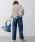 【見上愛さん着用/Oggi3月号掲載/洗える】23区DENIM ストレッチ ワイドパンツ