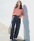 【見上愛さん着用/Oggi3月号掲載/洗える】23区DENIM ストレッチ ワイドパンツ