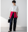 【見上愛さん着用/Oggi3月号掲載/洗える】23区DENIM ストレッチ ワイドパンツ