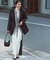 【Oggi1月号/CLASSY.11月号掲載】スムージーコットン タートルネック ニット