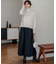 【Oggi1月号/CLASSY.11月号掲載】スムージーコットン タートルネック ニット