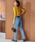 【Oggi1月号/CLASSY.11月号掲載】スムージーコットン タートルネック ニット