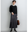 【洗える】レザーライクプリーツ スカート