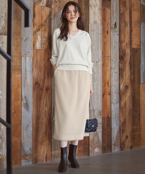 美品◎レリタージュ マルティニーク 23SS シルク コットン アンサンブル 関西コレクション着用】【Lip line/リップライン】ラメ/ 刺繍