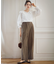 【SLOW/一部店舗限定】ソフトコーデュロイ ワイドパンツ